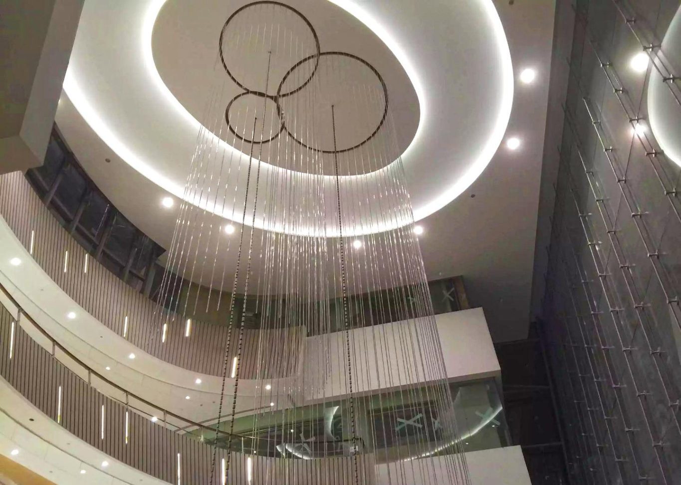 Custom atrium chandelier, Qingdao Vientiane City shopping mall